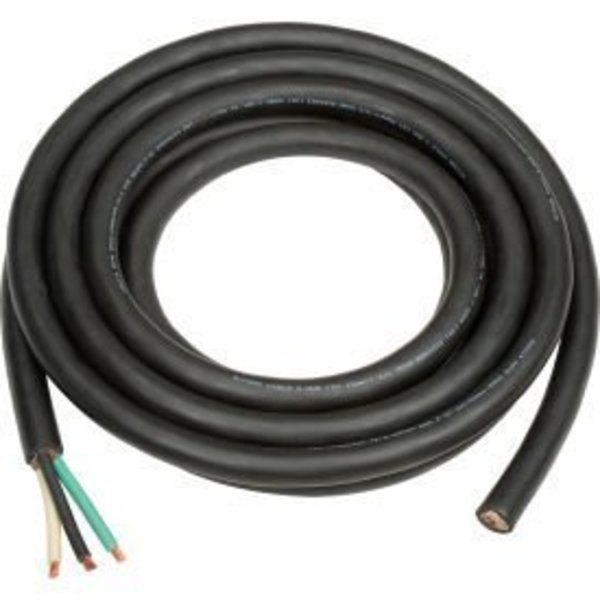 Global Equipment Cable SOOW 4/3 Wire For Salamander Heater 25' L With Terminals 3C4AWG